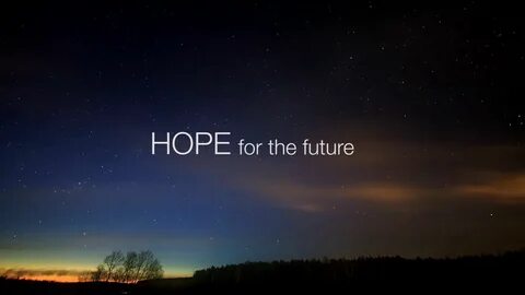 I hope in the future