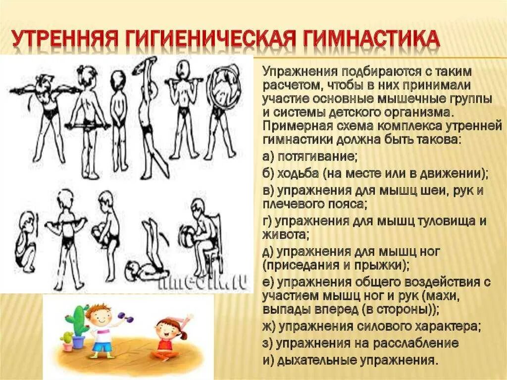 Последовательность действий при выполнении упражнения. Утренняя гигиеническая гимнастика. комплекс упражнений утренней гимнастики. гигиеническая гимнастика комплекс упражнений. утренняя гигиеническая гимнастика упражнения.