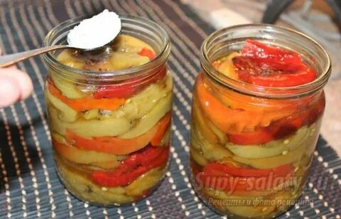 Целый жареный перец с чесноком на зиму