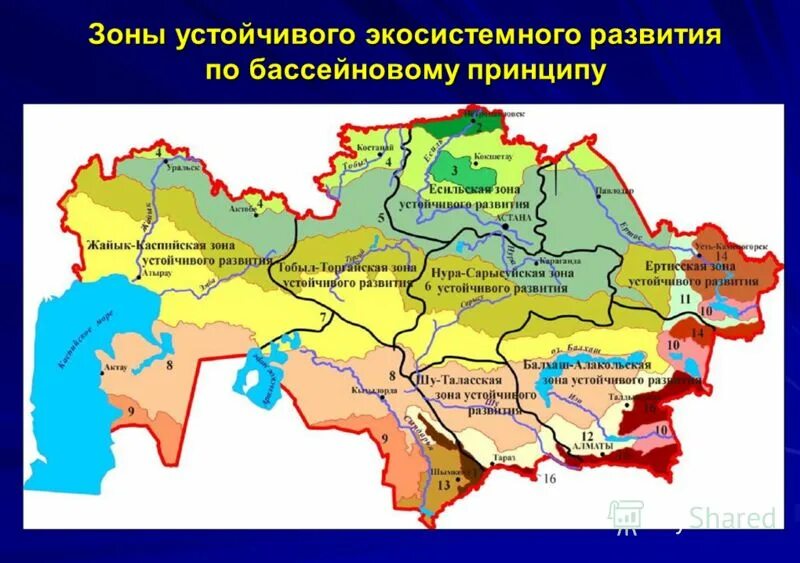 Сравнительный анализ природных зон казахстана