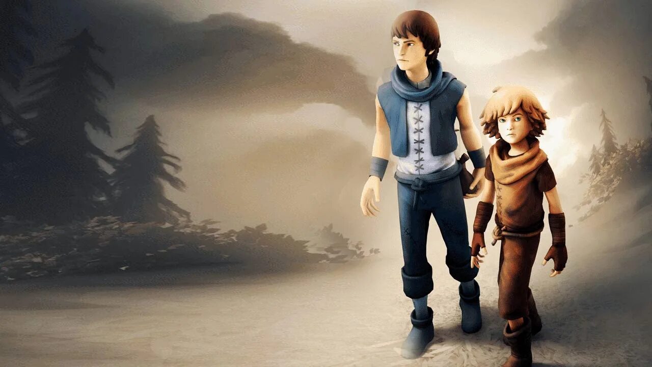 Two brothers игра. Brothers: a Tale of two sons обложка. Brothers - a Tale of two sons финал. Игра brothers a Tale. Игры на два мальчика