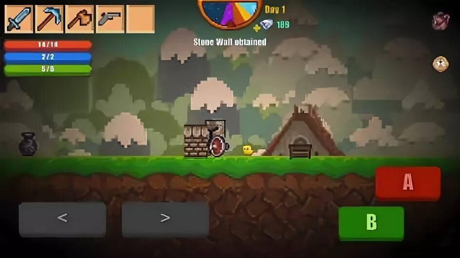Pixel survival game мод