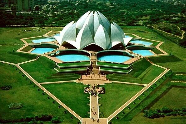 NOT the Sydney Opera House. A picture of The Lotus Temple, India. - Awesome Crea