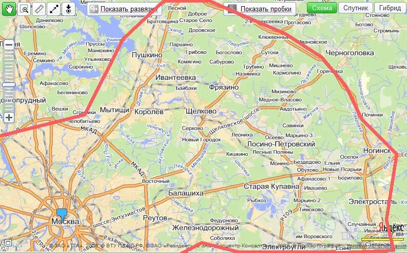 Королева москва на карте. Королева москва на карте