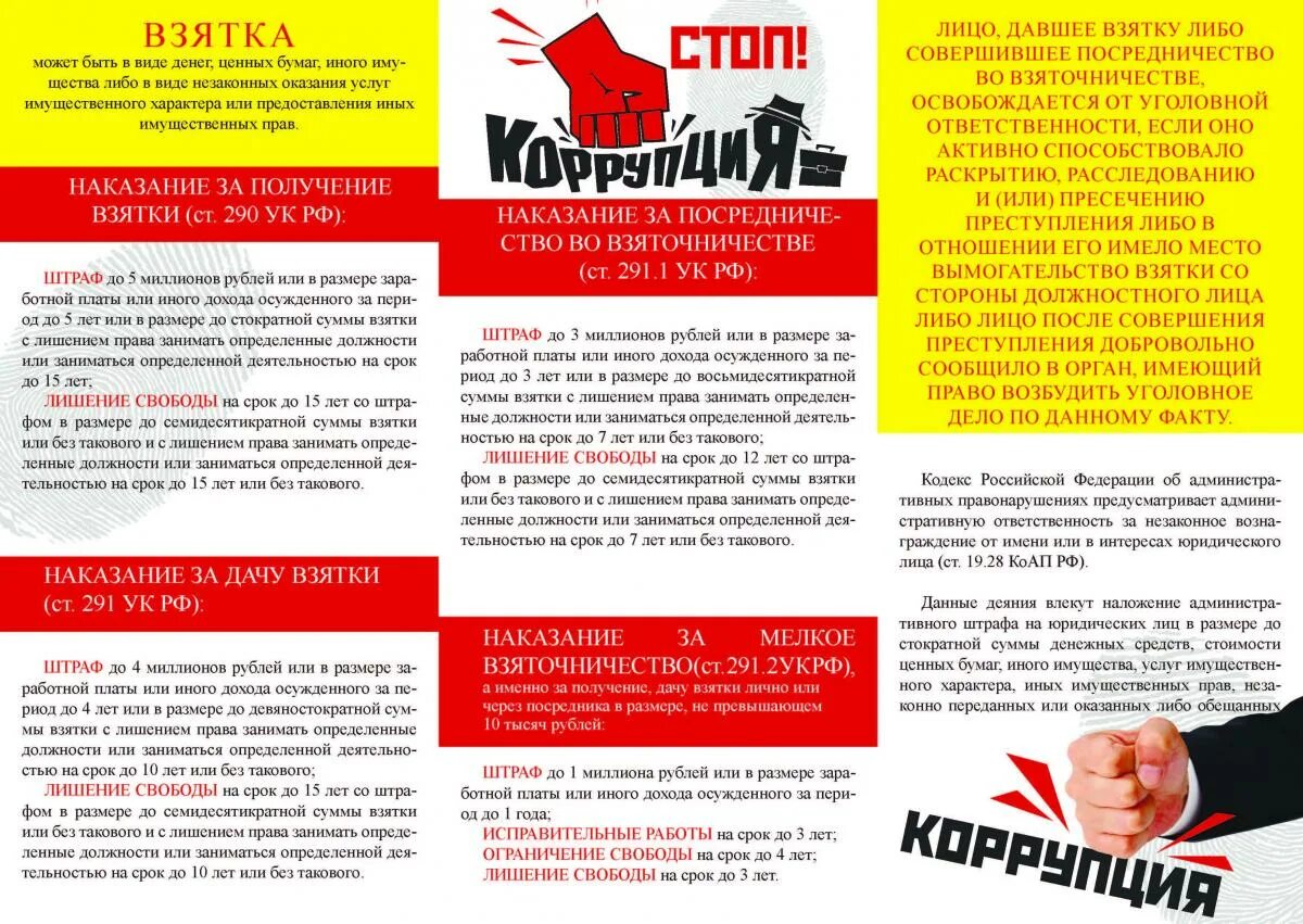 О взяточничестве и об иных