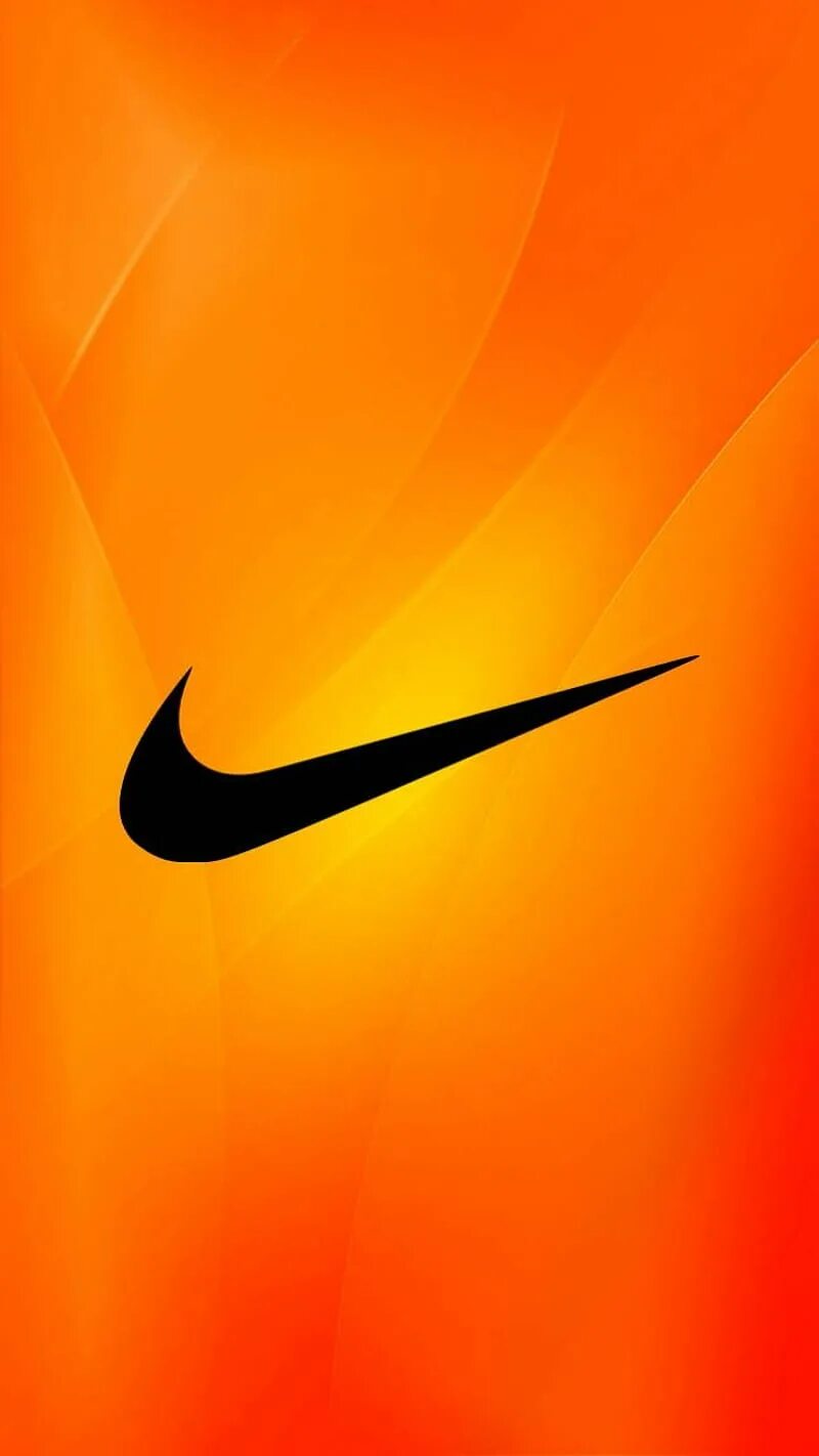 Оранжевые найк 4. Nike Swoosh Orange. Обои найк. Обои Гайк. Черный телефон оранжевая