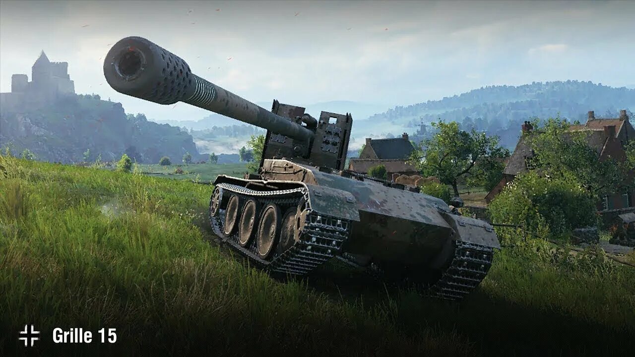 Wot 15. Гриль 15 блиц. Гриль 15 WOT Blitz. Танки блиц гриль 15. Танк Grille 15.