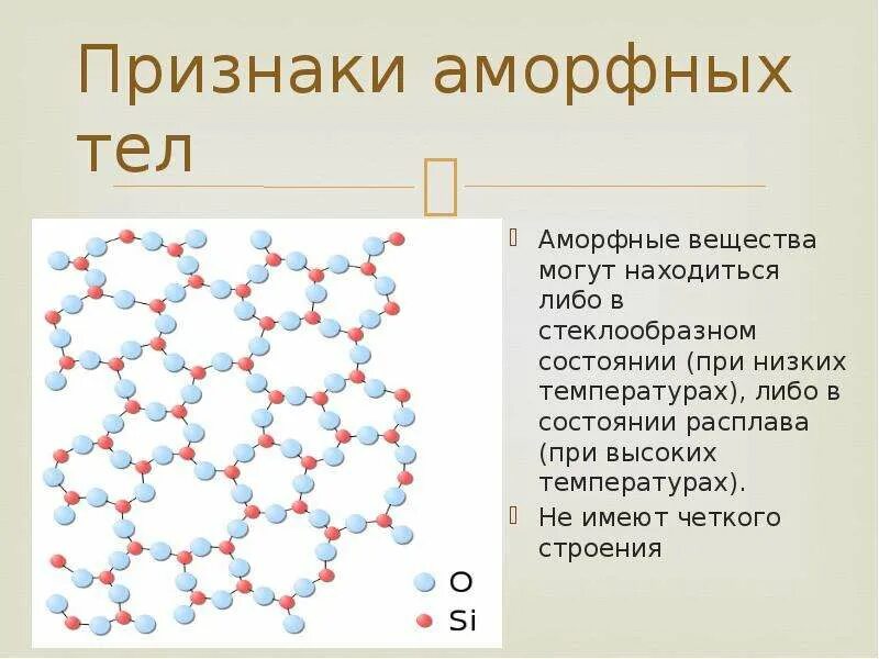 Свойства твердых тел аморфные. Структура аморфного вещества. Аморфное состояние вещества 8 класс физика. Аморфное строение примеры. Аморфные тела.