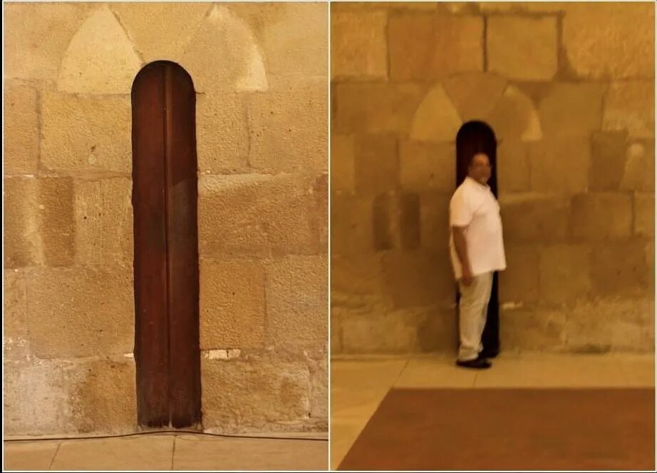 Against door