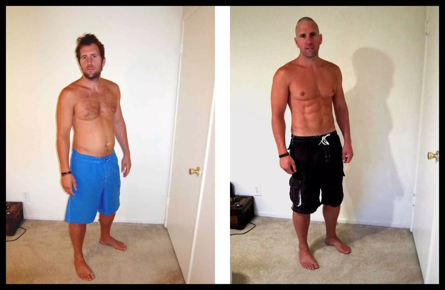 Трансформация тела. До и после похудения мужчины. Ноги до и после похудения мужчины. Разница 10 кг