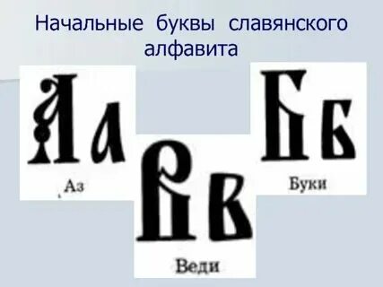 Славянская азбука сканворд