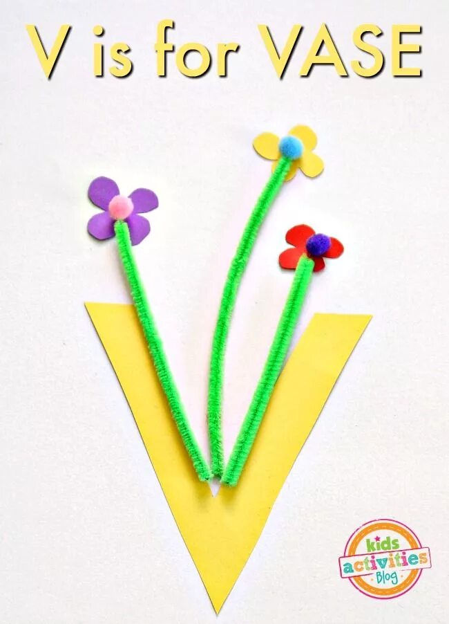 V is for. V is for vase craft. letter v craft for kids. буквы английского алфавита поделки.