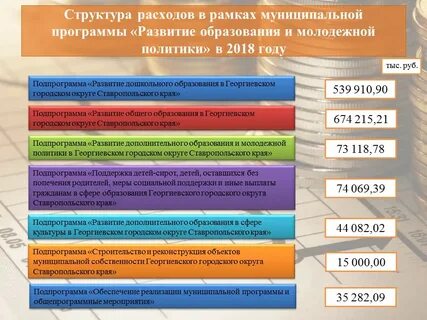В рамках муниципальных программ