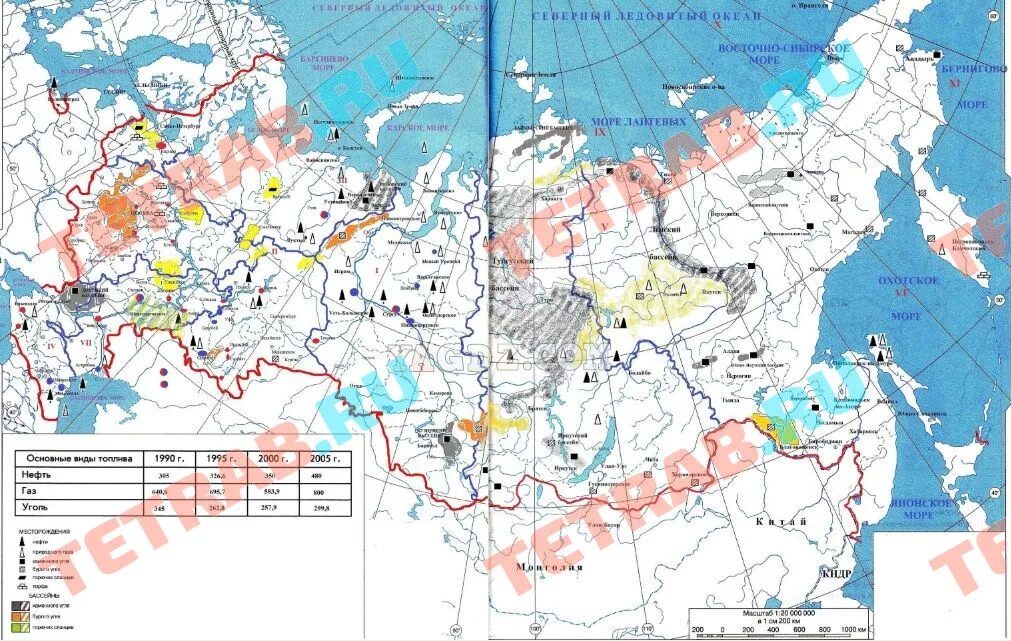 Контурные карты 9 класс география месторождения нефти газа и угля. Месторождения угля нефти и газа в России на карте. Крупные месторождения угля нефти и газа на карте. Основные районы добычи нефти в России на карте контурной.