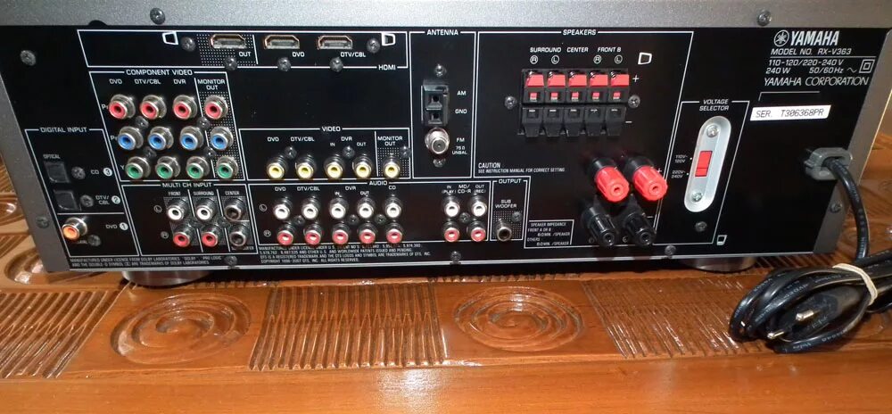 Yamaha rx 363. Av receiver yamaha rx-v363. 1. Yamaha v363. Yamaha rx-v363 (htr-6130).