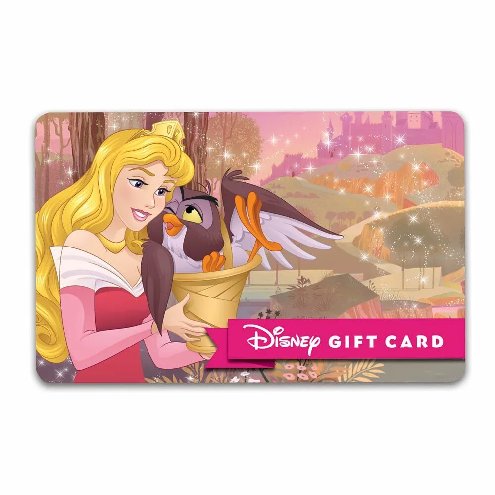 Aurora Disney Card. Princess Card.