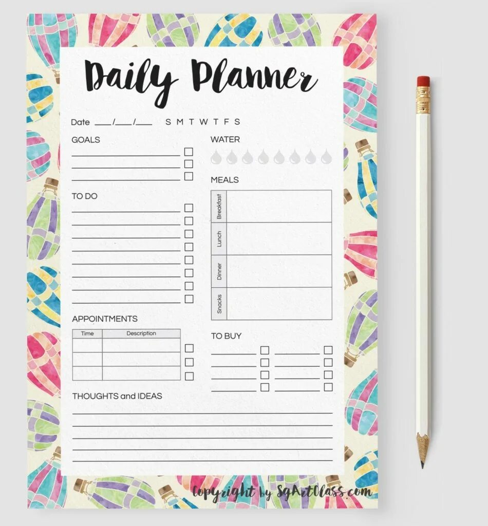 Daily Planner. Планер для студента. Daily Planner ежедневник. Daily Planner шаблон.