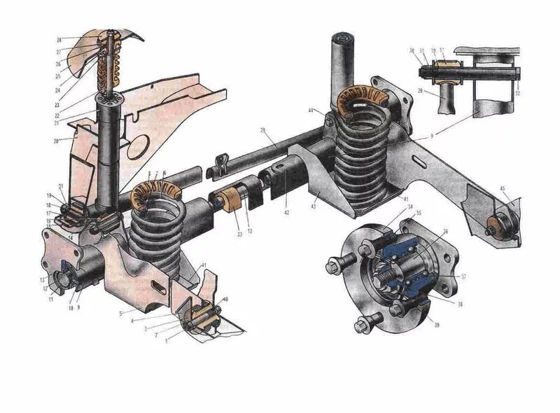 Подвеска москвич 2141. Задняя подвеска Москвич 2141. Задняя подвеска АЗЛК 2141. Передняя подвеска АЗЛК 2141. Передняя подвеска автомобиля Москвич 2141.