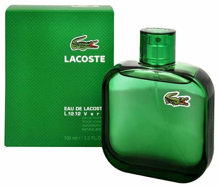 Зеленая туалетная вода мужская. Lacoste l.12.12 Vert 100 ml. Лакост l12 зеленый. Lacoste — l.12.12. Green Lacoste. Духи Lacoste l.12.12 мужские.