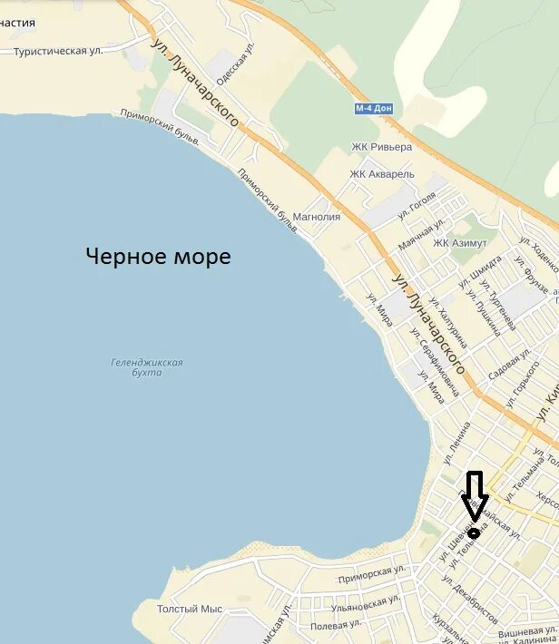 карта геленджика с улицами. карта геленджика толстый мыс с улицами и домами. карта бухты геленджика. геленджик карта города. геленджик карта города.