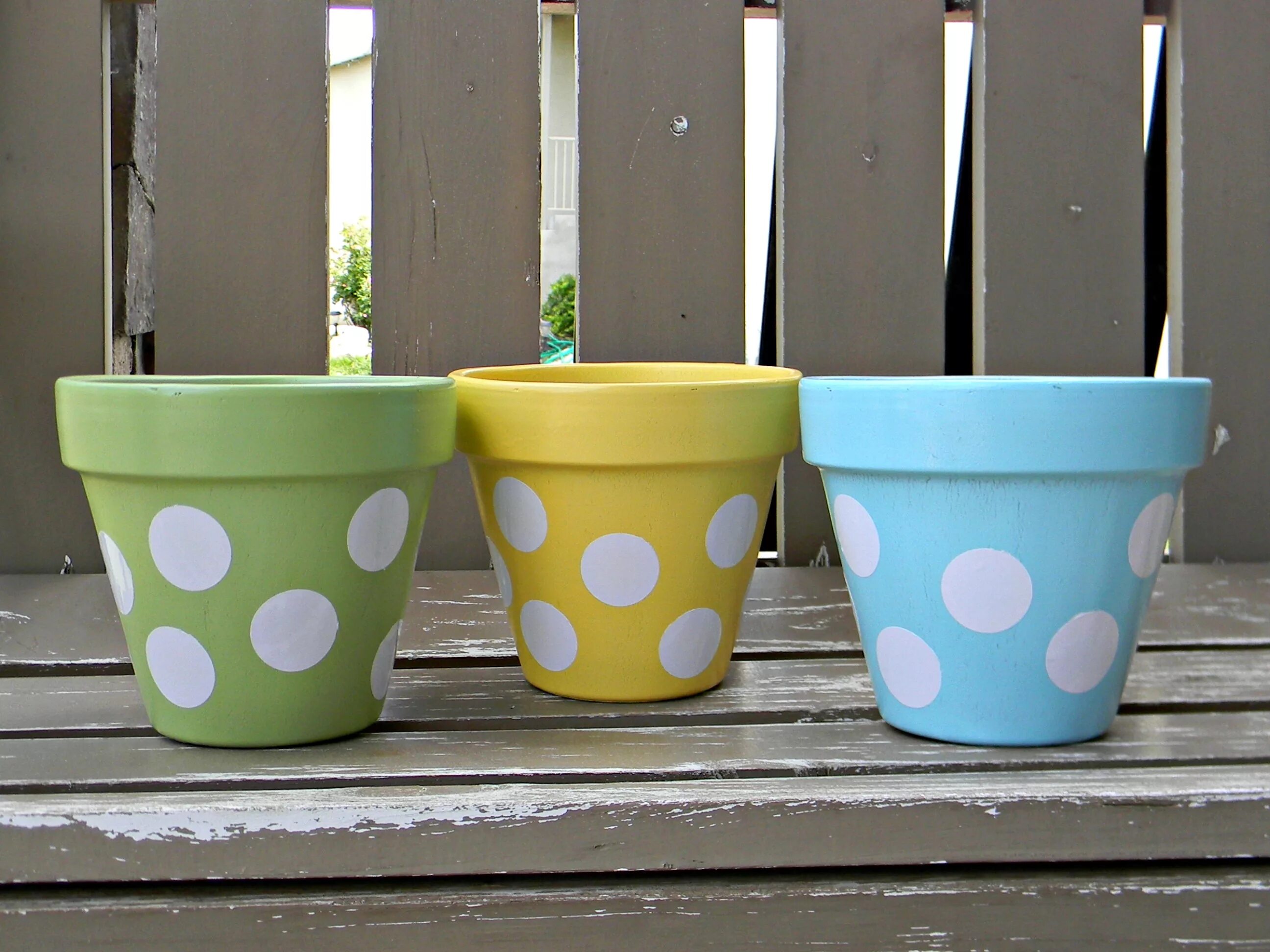 Paint pots