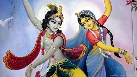 Radha And Krishna ( Desktop Background.