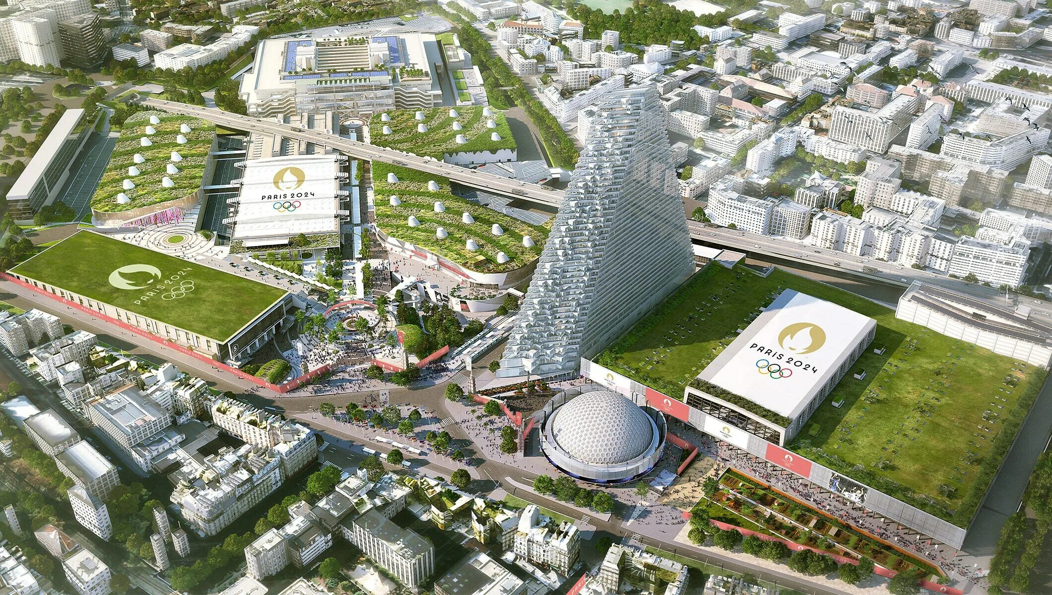 Area 2024. Париж Экспо порт де Версаль. Олимпийская деревня в Париже 2024. Олимпийская парк Париж 2024. Экспо 2024.