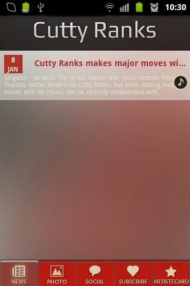 Cutty Ranks. Cutty app.
