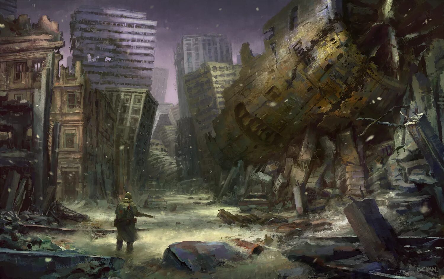 Craig Mullins постап. Постапокалипсис Артруфа. Постапокалипсис пейзаж.