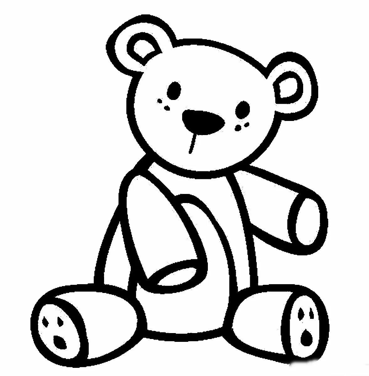 Раскраски длы я малышей. Раскраска "мишки". Раскрасить игрушку. Игрушки. Игрушки раскраска для детей.