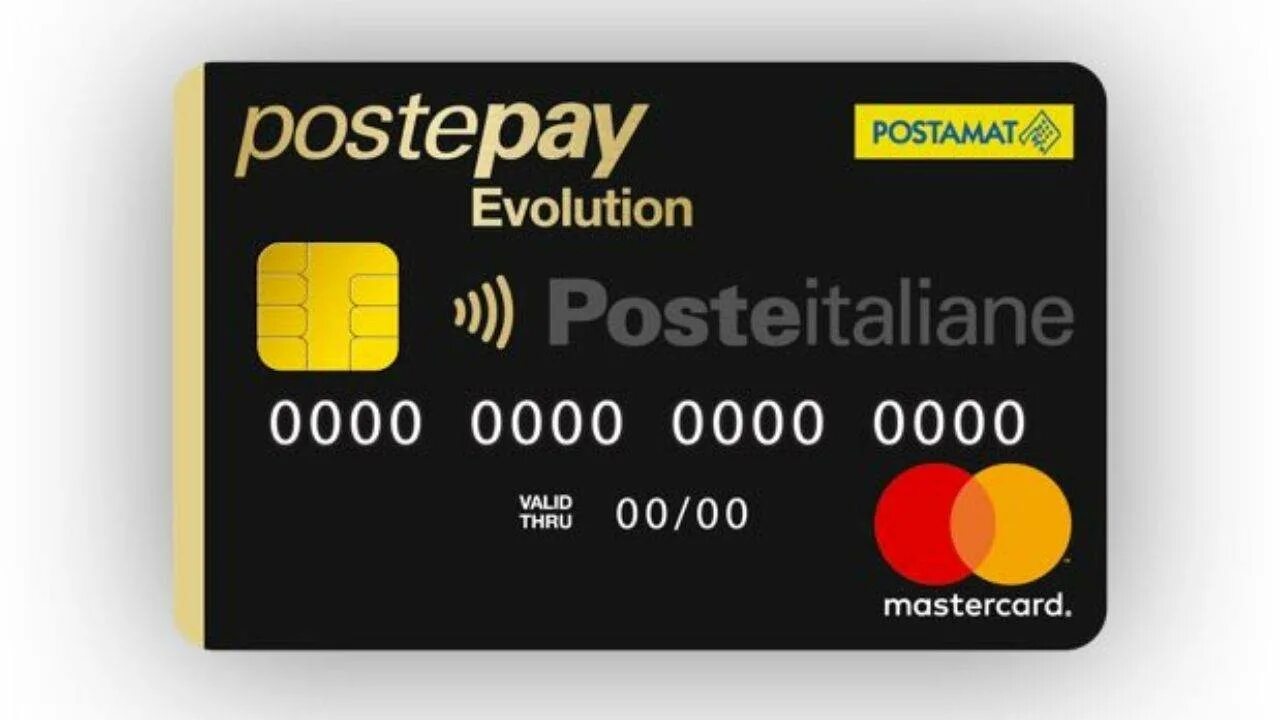 Postepay Evolution. Postepay Card. Postepay Evolution Card.