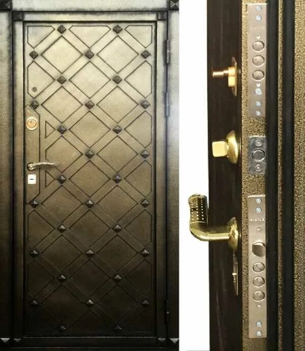 Сейфовая дверь Guardian. Стальные двери / Iron Doors (2010). Дверь входная металлическая. Обшивка металлической двери. Дверь исы