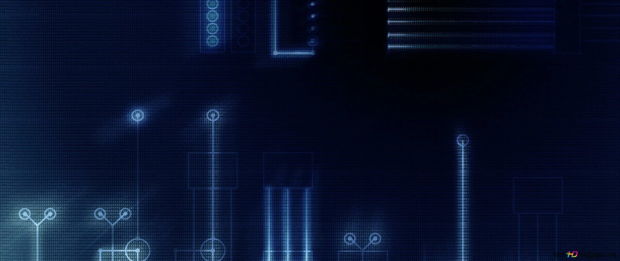 Что включить на фон. Программирование обои. голографический фон. абстракция прямые линии. техно.