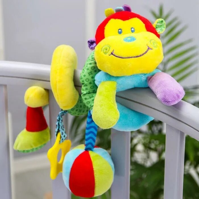 Подвесная игрушка Мякиши обезьянка. Подвесная игрушка крошка я обезьянка. Спиральки мягкие. Спиралька обезьянка 24 см.