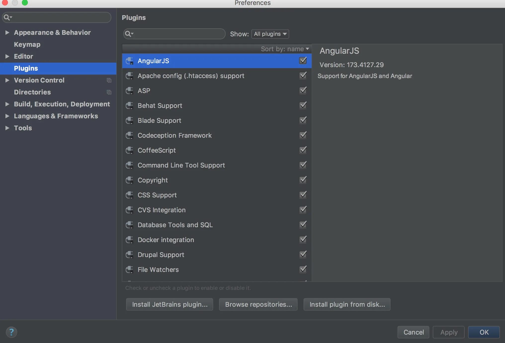 PHPSTORM Поддерживаемые языки. PHPSTORM Интерфейс. Плагин environment. Android Studio keymap. Установка plugin