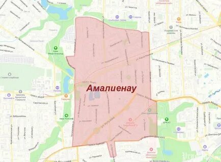 Калининград амалиенау на карте