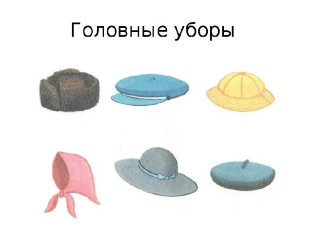 Наглядная картотека ОДЕЖДА. ОБУВЬ. ГОЛОВНЫЕ УБОРЫ