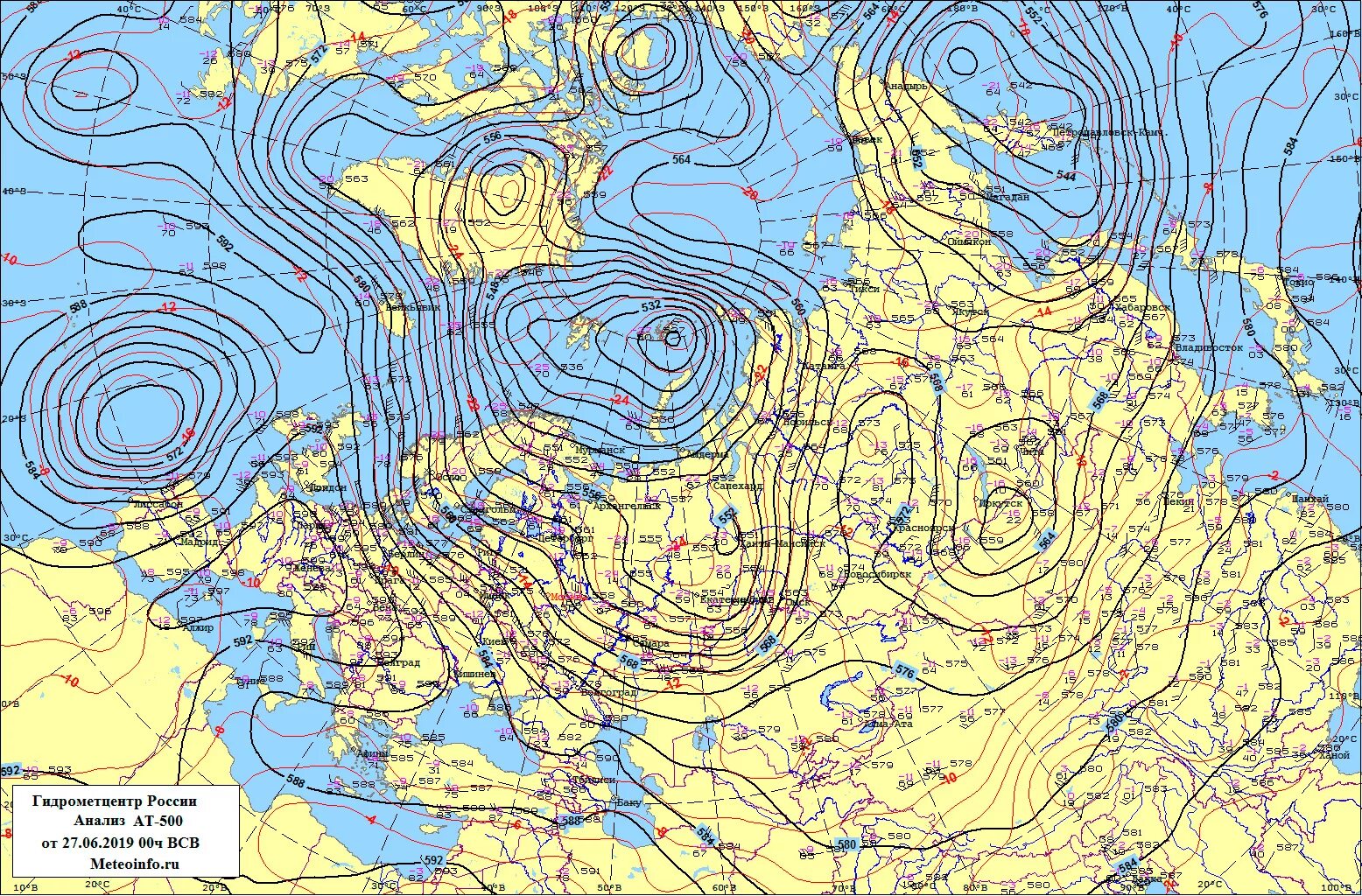 Росгидромет синоптические карты. Синоптическая карта АТ 500. Синоптическая карта европейской части России. Синоптическая карта России 8 класс география.