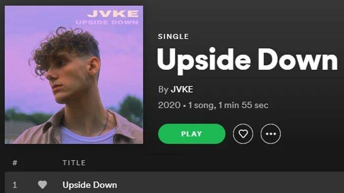 Как называется песня down down down. Upside down песня. jvke исполнитель. jvke биография. golden hour jvke.