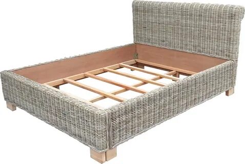 Rattan Bed. 