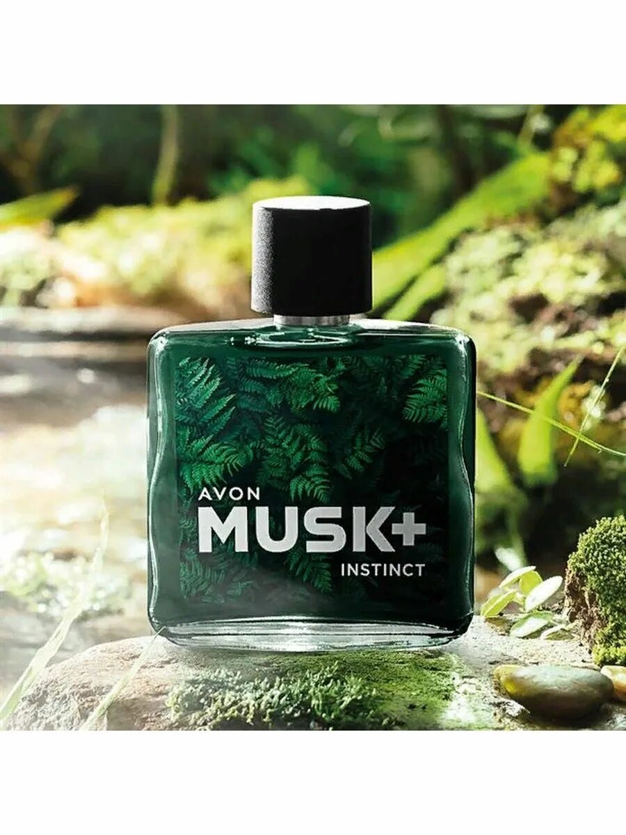 Avon musk. Авон МУСК инстинкт. Avon Musk мужская туалетная вода. Musk+ Instinct 75мл. Маск туалетная вода эйвон мужская.