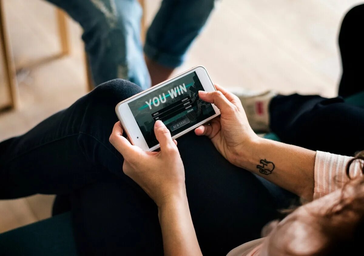 Playing mobile games