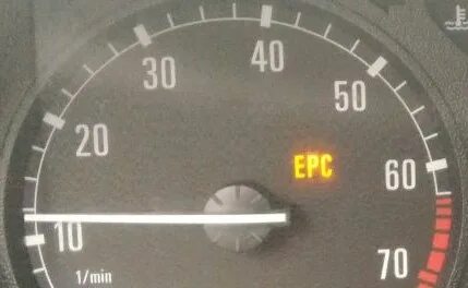 Загорелась лампочка epc