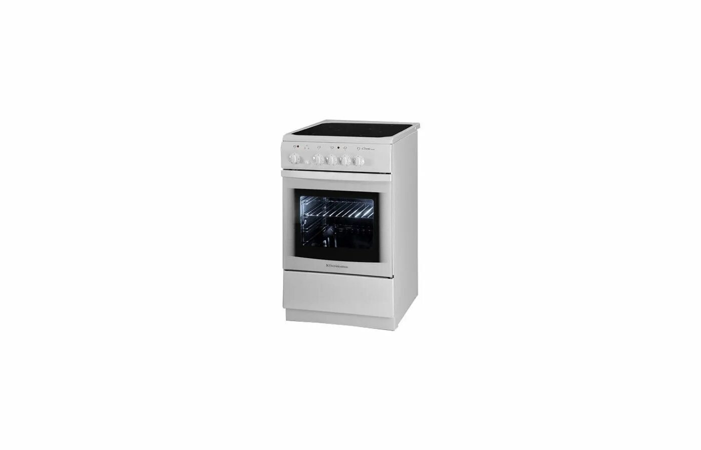 Электрическая плита de Luxe 506004.04ЭС, белый. Эл. Плита de Luxe 506004.04 ЭС. Electrolux Evolution 506004. Электрическая плита Deluxe 506004.04ЭС 031. Электроплита с духовкой горение