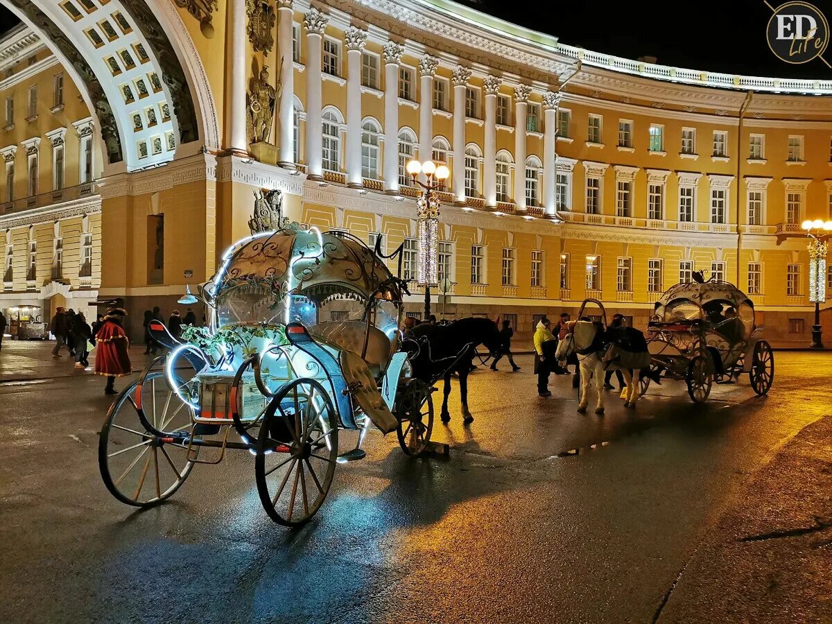 Дворцовая площадь в Санкт-Петербурге.