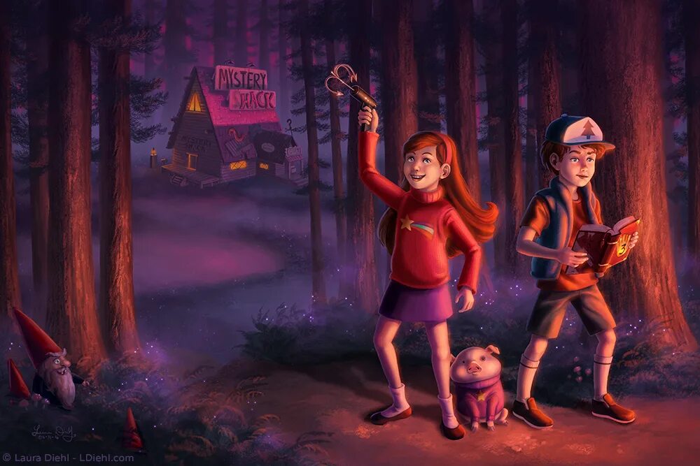 Gravity falls гравити фолз часть 2 sakimichan. Klamath Falls Гравити Фолз. Городок Гравити Фолз. Хижина чудес Гравити Фолз. Орегон Гравити Фолз.