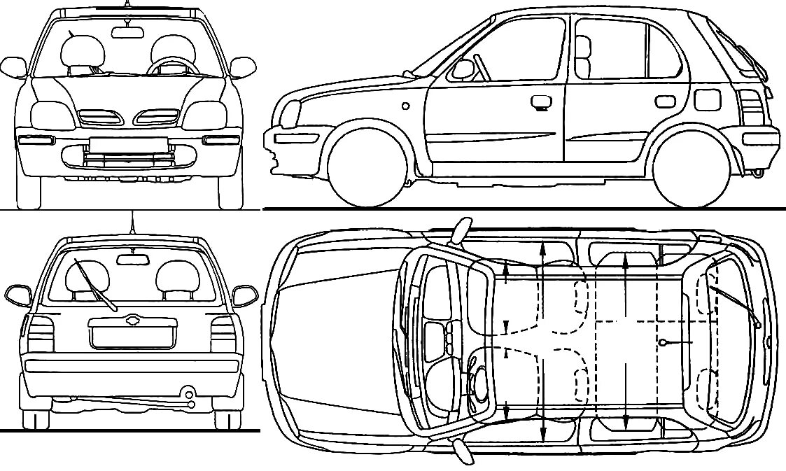 Габариты ниссан санни. Nissan Micra габариты. Nissan Micra k11 габариты. Nissan Micra 2008 габариты. Nissan Micra k11 чертеж.