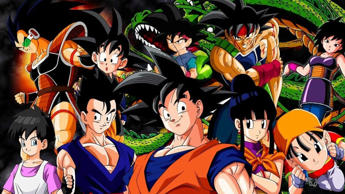 Dragon ball сколько. Драгонболл семья Гоку. Драгон бол семья Гоку. Семья сон Гоку. Драгонболл семья Гоку сон.