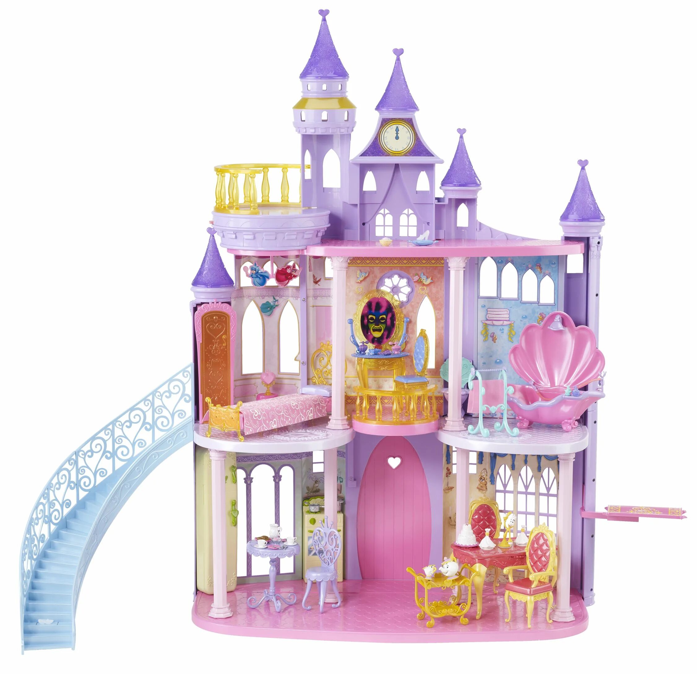 Замок маленькой принцессы. Замок принцессы Дисней. Замок Princess замок Disney. Сказочный замок принцесс Mattel v9233. Дом для кукол дворец принцесс Disney Princess.