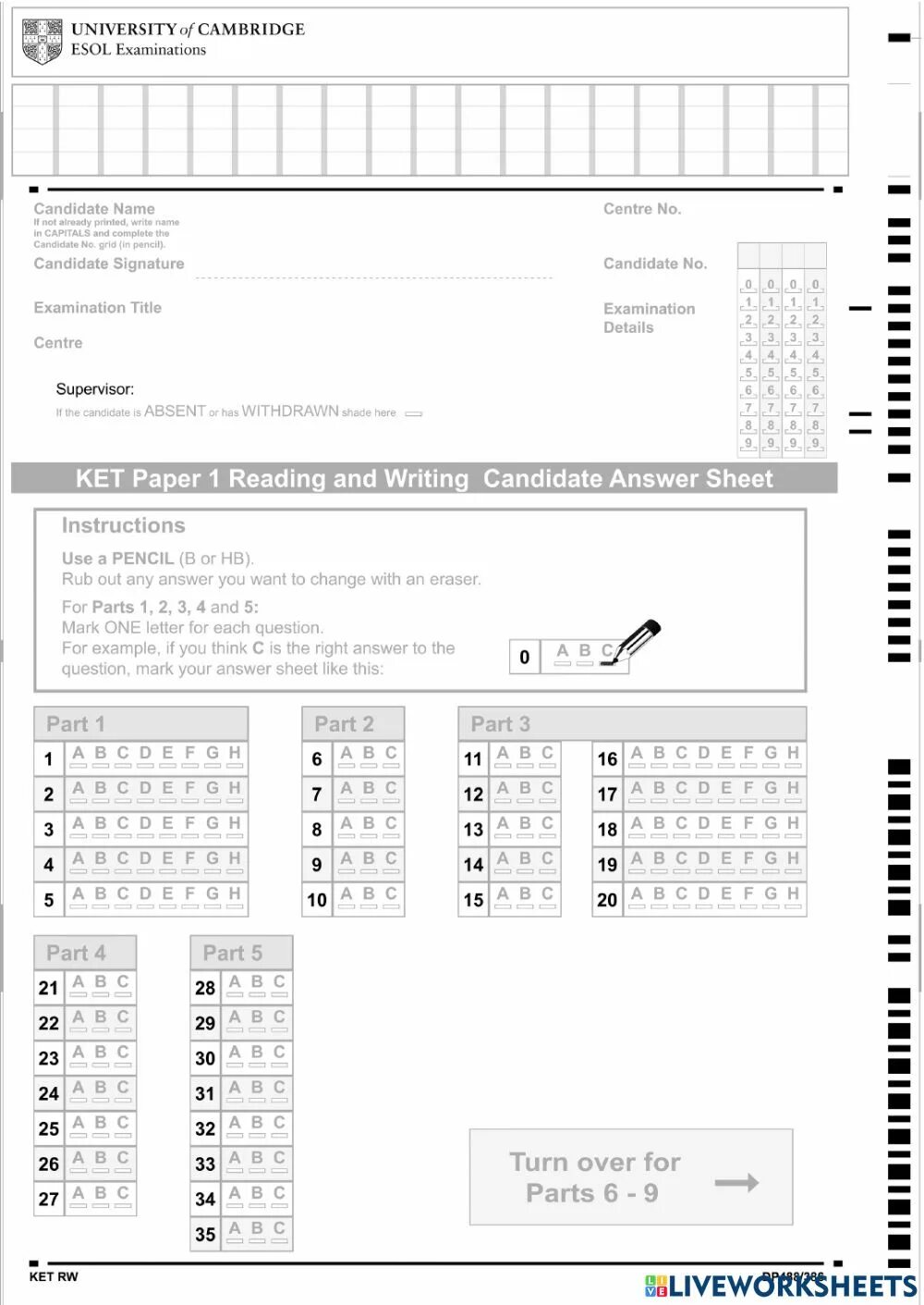 Listening answer sheet. Pet answer Sheet. Pet answer Sheet 2020. Бланки FCE.